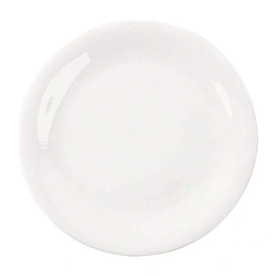 Image of Royal Crown Derby Bone Ascot Embossed Coupe Plate 225mm (Pack of 6)