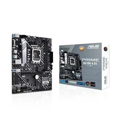 Image of Asus PRIME H610M A D4 CSM Corporate Stable Model, Intel H610, 1700, Micro ATX, 2 DDR4, VGA, HDMI, DP, PCIe4, 2x M.2