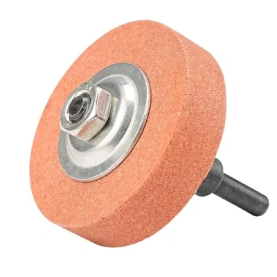 Image of NuoDunco Grinding Wheel Adapter and 75mm Stone, Change Electric Drill into Machine for Metal Grinding, Polishing, Deburring（Red）