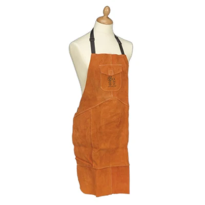 Image of Worksafe Leather Welding Apron Heavy Duty