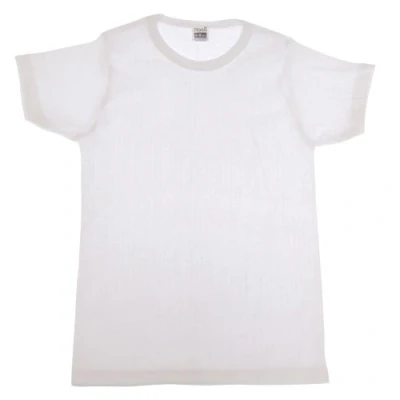Image of Floso® Unisex Childrens/Kids Thermal Underwear Short Sleeve T Shirt/Top (Chest: 18 20inch, 46 51 cm (Age 2 3)) (White)