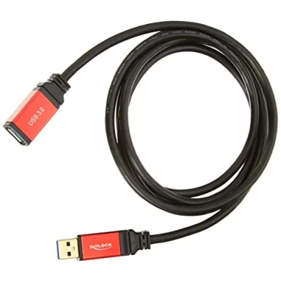 Image of DeLOCK USB 3.0 Extension Cable red 2m