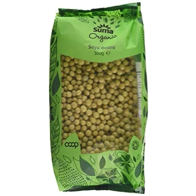 Image of Suma Organic Soya Beans 500 g (Pack of 6)