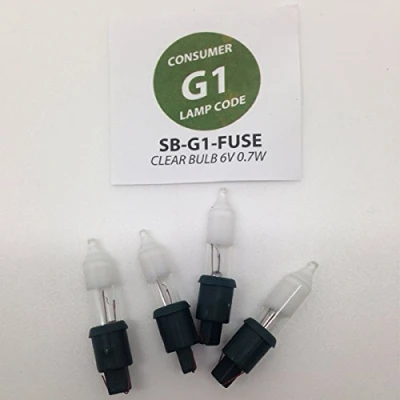 Image of G1 Spare Bulbs (Fuse) 6v 0.7w Pack of 4