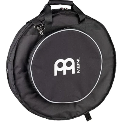 Image of Meinl Cymbals Pro Cymbal Backpack 22 inch (55,88cm) with 15 Hi Hat Compartment and Exterior Pocket for Drum Kit Heavy Duty Fabric, Padded Straps, Plus Strong Carrying Grip (MCB22 BP)