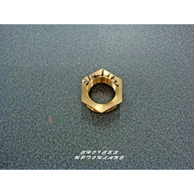 Image of AK BRASS REDUCING HEXAGONAL BUSH MALE TO FEMALE BSP VARIOUS SIZES (3/4&quot; X 1/2&quot;)