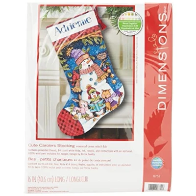 Image of DIMENSIONS 8751 Cute CAROLERS, Multi Colour