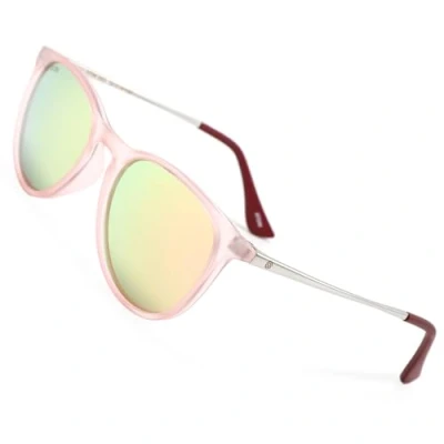 Image of ATOM Polarized 100% UV Protection Kids Sunglasses Aged between 5 12 Years Children for Boys and Girls (Pink Lens, Transparent Pink)