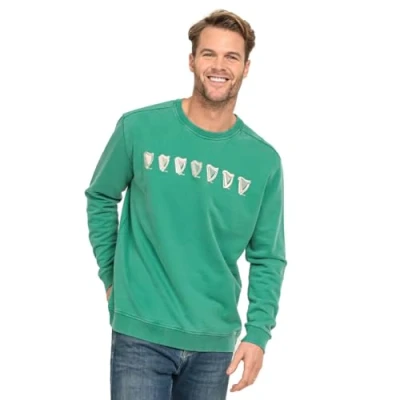 Image of Guinness Evolution Harp Cotton Sweatshirt Official Merchandise for Men &amp; Women