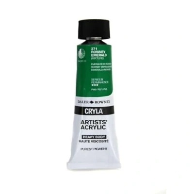 Image of Daler Rowney Cryla Acrylic 75 ml Emerald, Professional Artists