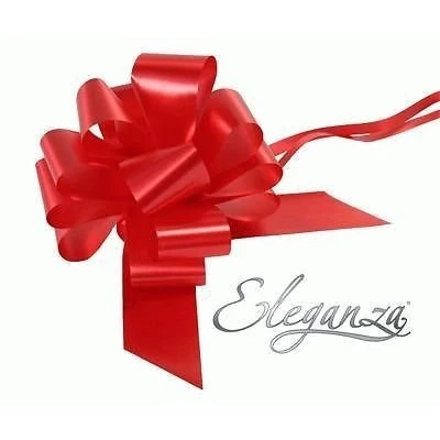 Image of Finishes Touches Party Store 5 Large 50mm Red Pull Bows Valentines Gifts Venue Decorations Flowers