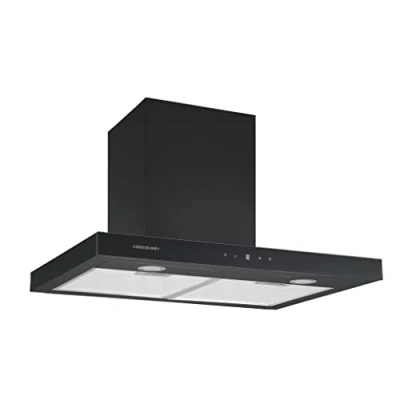 Image of Cookology A++ Energy Rating Linear Cooker Hood Touch Control 70cm Designer Extractor Fan Wall Mounted in Black