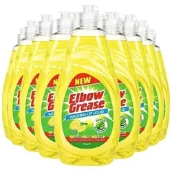 Image of Elbow Grease Lemon Fresh Washing Up Liquid 600ml PACK (12)