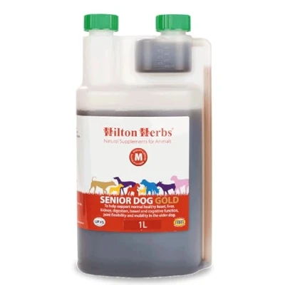 Image of Hilton Herbs Canine Senior Gold Herbal Solution 1 Litre