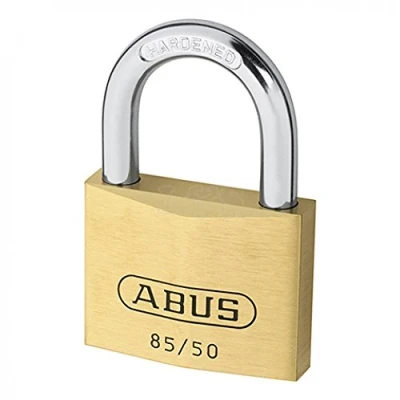 Image of 85/50 50mm Brass Padlock Keyed 2745 ABUS 2478