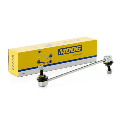 Image of 8200127308 Anti roll bar link MOOG RE LS 2100 Front Axle Left, Right 273mm M10X1.25 RENAULT: Captur, Zoe, Clio 4, NISSAN: Note II Hatchback