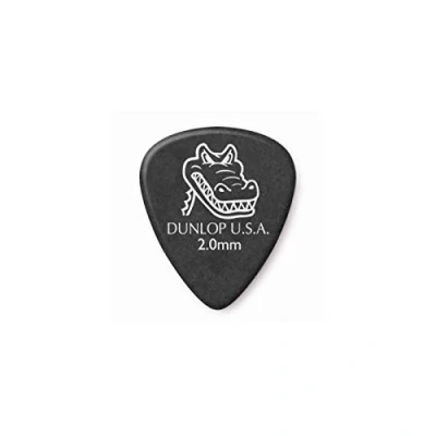 Image of Dunlop 417R2.0 Gator Grip, Black, 2.0mm, 72/Bag