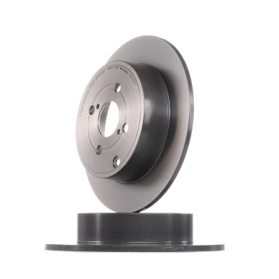 Image of 4243102080, 4243102081, 4243102082, 42431YZZAC Brake DISC BREMBO Coated LINE 08.A337.11 279mm 9mm 4 solid TOYOTA: Corolla IX Hatchback