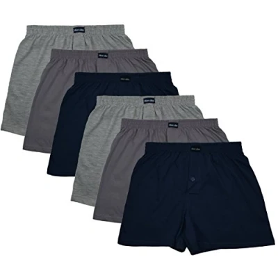Image of MioRalini 6 Men&#039;s Cotton Boxer, Model: Button Fly Set 03, 3X Large (15.5 in)