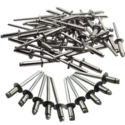 Image of 4mm Rivets Stainless Steel Type A Blind Rivet Dome Head Din 7337 (Pack of 50) (4mm x 8mm)