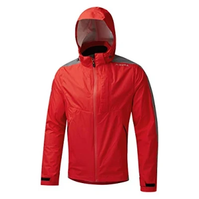 Image of Altura Waterproof Typhoon Mens Cycling Jacket with Reflective Technology Lime Green XXL