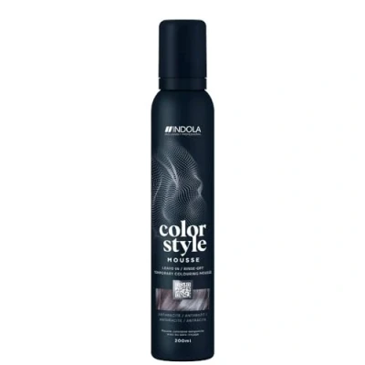 Image of Indola Colour Style Mousse Anthracite 200 ml