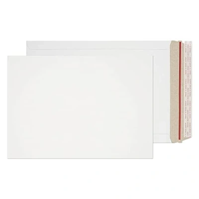 Image of Blake Purely Packaging 241 x 178 mm Peel &amp; Seal All Board Envelopes (PPA8 RS) White Pack of 200