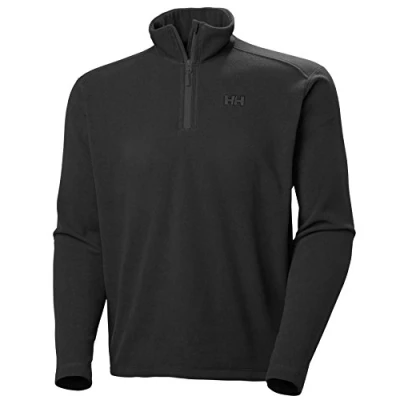 Image of Helly Hansen Mens Daybreaker 1/2 Zip Fleece Jacket, L, Black