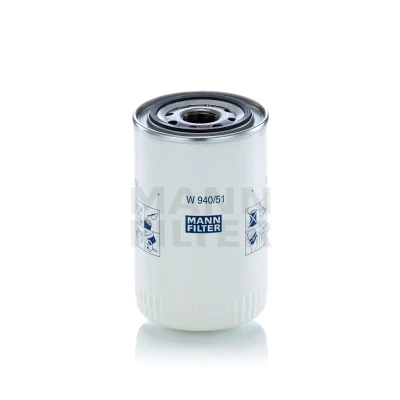 Image of 44524001, 5144524001 Filter, operating hydraulics MANN FILTER W 940/51 93mm