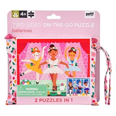Image of Petit Collage Ballerina Two sided On the Go Puzzle