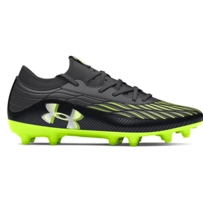 Image of Under Armour Magnetico Select 4 FG Moulded stud football boots, Size: 11, Black/anthracite/white Synthetics/textile