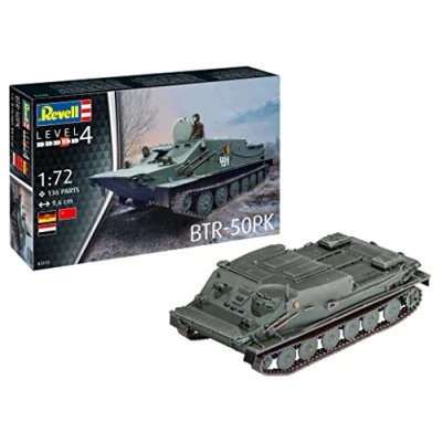 Image of Revell 03313 BTR 50PK Model Kit 1:72 Scale, Unvarnished