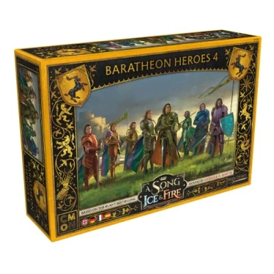 Image of CMON CMND0242 A Song of Ice and Fire Heroes House Baratheon IV Game, Multicoloured, Colourful