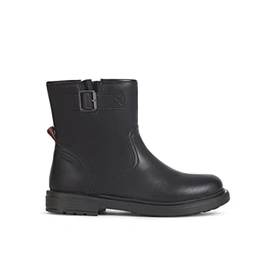 Image of Geox Girls J Eclair Ankle Boots, Black, 11.5 UK
