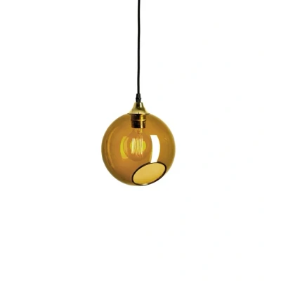 Image of DESIGN BY US Ballroom pendant light, amber coloured