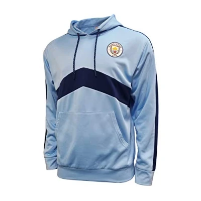 Image of Icon Sports Mens Manchester City Pullover Hoodie, Small