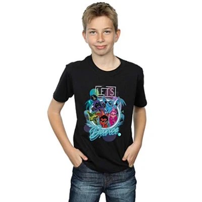 Image of DC Comics Boys Teen Titans Go Let&#039;s Dance T Shirt Black 12 13 Years