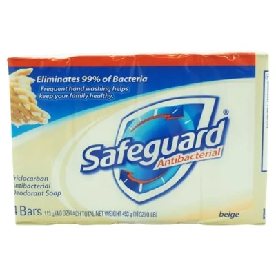Image of Safeguard Deodorant Antibacterial Soap, Beige, 16 Ounce