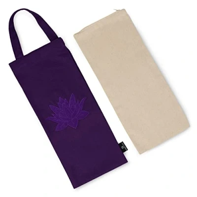 Image of Yoga Studio Cotton Sandbag Cover Only (Purple)