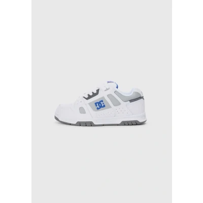 Image of DC Shoes Court Graffik Se, Women&#039;s Trainers, White Blue Grey, 9.5 UK