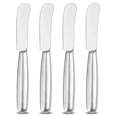 Image of VANRA Butter Knife Set 4PCS Spreader Stainless Steel Cheese Knives