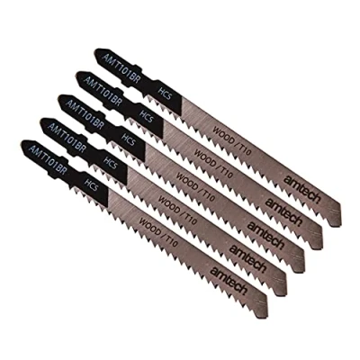 Image of Amtech M1603 5 Piece Reverse Cut Wood Jigsaw Blade Set (AMT101BR)