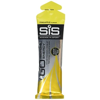 Image of Science in Sport SiS Go Isotonic Energy Gel 0.6g Sugar &amp; 22g Carbohydrates per Vegan Digestible Practical Consumed Without Water Informed Tested Lemon Lime, 30 x 60ml Gels