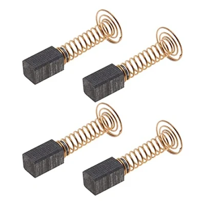 Image of ECSiNG 2 Pairs 5x5x8mm Carbon Brushes with Spring Connector Motor Replacement Part Compatible Bosch 300/395/595/3000 Power Tool Accessories
