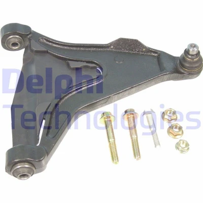 Image of 271902 Suspension Arm DELPHI TC877 with ball joint Right, Lower Trailing Sheet Steel VOLVO: V70 2, XC70 I Cross Country,