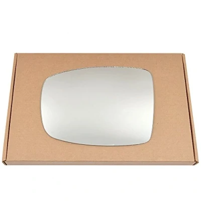 Image of Less4spares Wing Mirror Glass Left Compatible with Hyundai i10 2007 2010 STICK ON Passenger Near Side Convex
