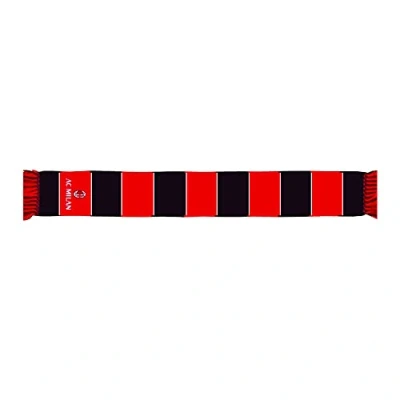 Image of ZeroPlayer Unisex Official AC Milan Tube Scarf, Red/Black/White, One Size UK