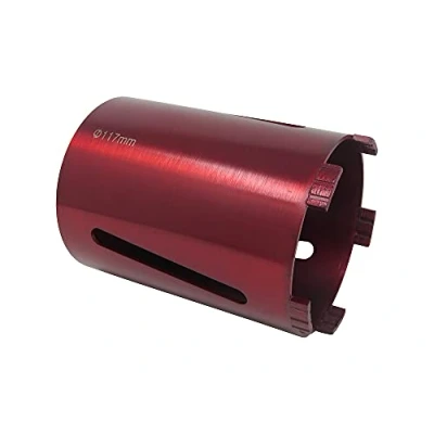 Image of 117mm 4.5&quot; Dry Diamond Drilling Core Drill Bit Turbo Segments for Brick &amp; Masonry