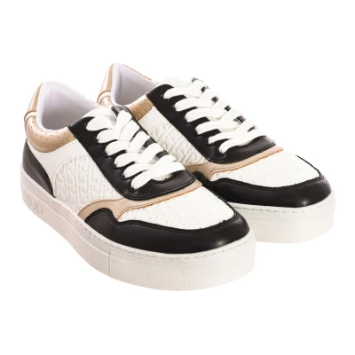 Image of Liu Jo Womens Classic Sneaker ALICIA 505 4A3701EX097 woman White PU Size EU 37