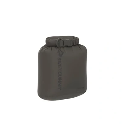 Image of Sea to Summit Lightweight Dry Bag XS 3L Waterproof Storage Roll Top Closure Recycled Fabric Base Lash Point &amp; D Ring For Backpacking Kayaking 17 x 13.3 21.3cm Beluga Grey 45g